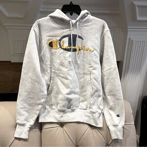 AD:  Champion Reverse Weave Men's Small Grey Hoodie Sweatshirt